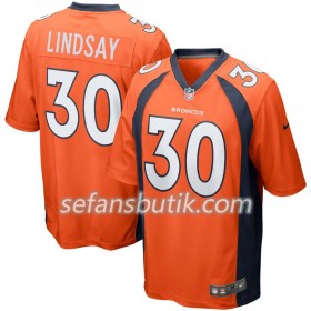 Denver Broncos Tröjor Phillip Lindsay 30 Nike Orange - Herr